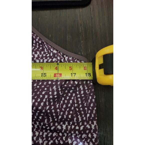 PrAna Elixer Volcanic Plum Sumatra Sporty Tank Dress Built In Bra Large Hiking - Picture 4 of 11